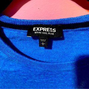 Express blue sweater